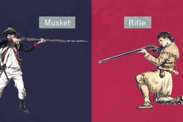 Musket vs Rifle Cover Image for Revolutionary Firepower