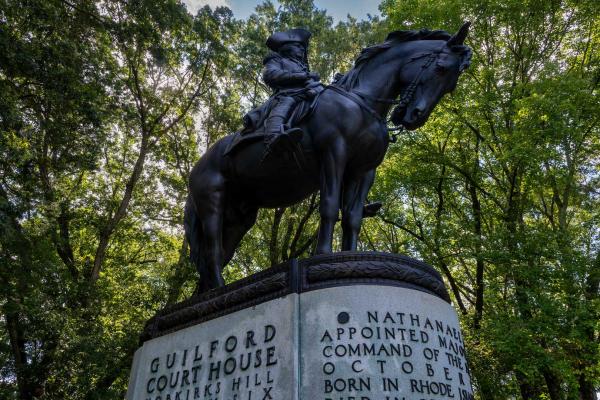 Nathanael Greene Monument photographed by Mike Talplacido