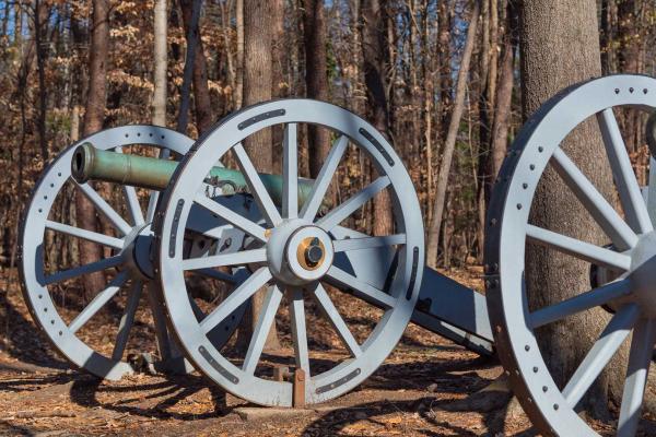 Photograph of Cannons at Guilford Courthouse by Tim Bounds