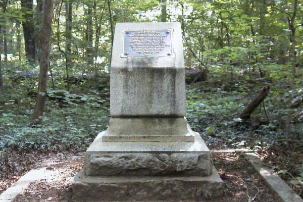 Hal Dixon Monument at Guilford Courthouse (NPS)