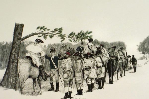 Colorized Detail of Pyle's Defeat