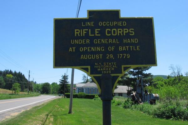Baldwin Creek "Rifle Corps" sign