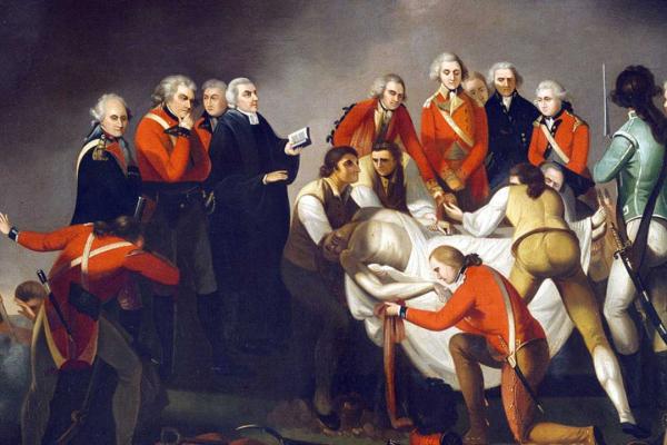 The Burial of General Simon Fraser after the Battle of Saratoga by John Graham