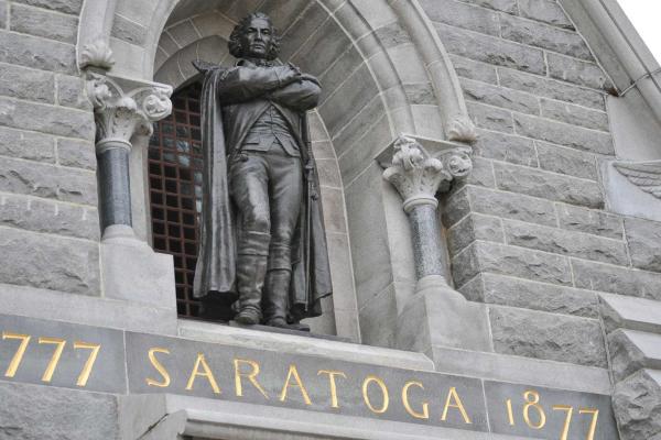 Detail of the Saratoga Victory Monument