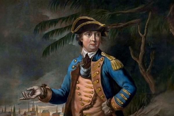 AI expanded portrait of Benedict Arnold