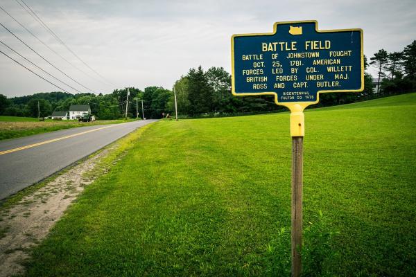 Sign at Johnstown NY
