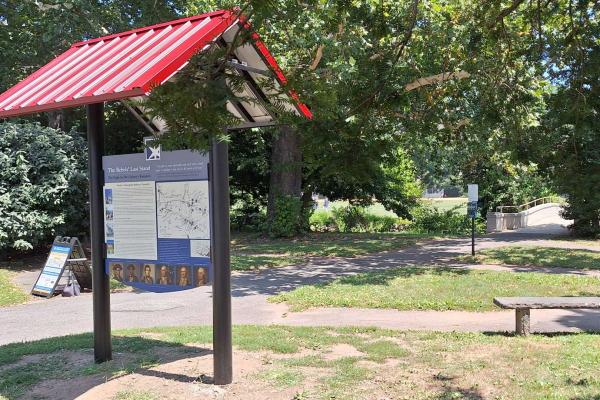 Historical Marker in Millburn, NJ, that details the "Forgotten Victory" of 1780
