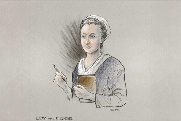 ARE Lady von Riedesel Portrait by Dale Watson