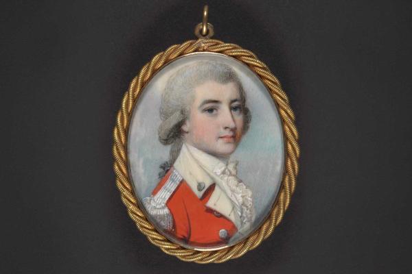 Portrait of Major John Andre by George Engleheart