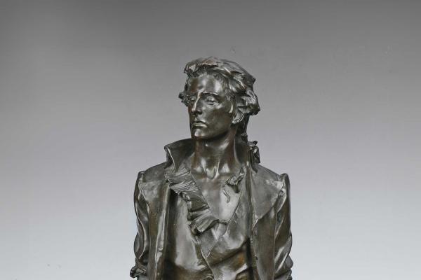 Statue of Nathan Hale by Frederick MacMonnies