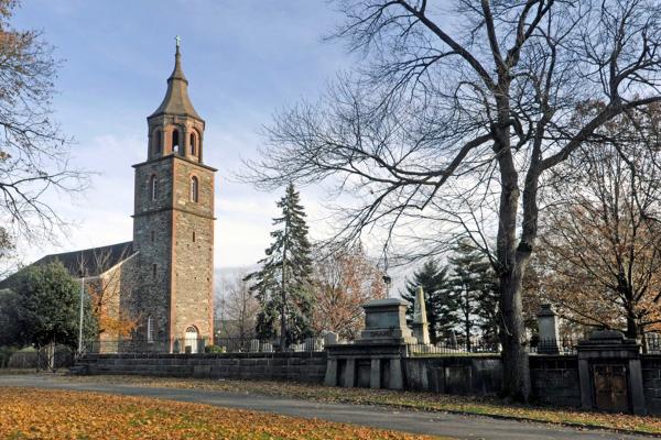 St. Paul's Church in the fall