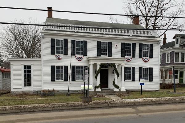 Facade of the Cherry Valley Museum in New York