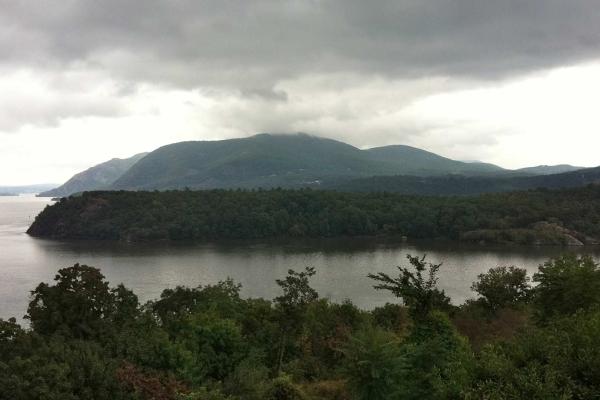 Constitution Island as seen from Sherburne Battery in West Point