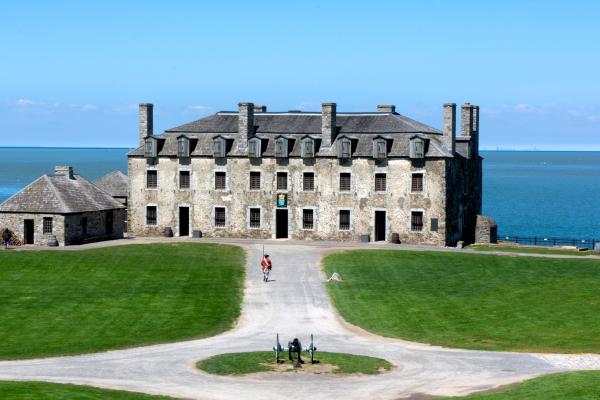 Stone central fortification of Fort Niagara