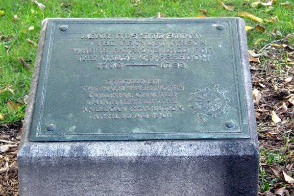 Plaque detailing the old Provost in New York