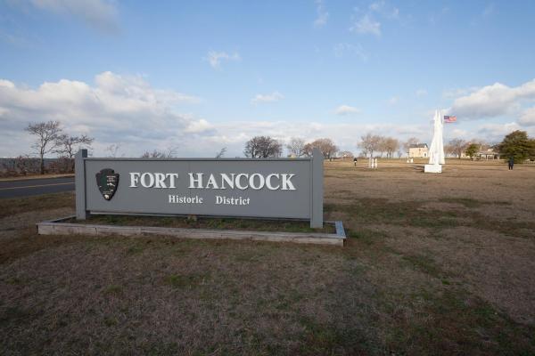 Fort Hancock Entrance Sign