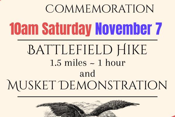 Battlefield hike flyer