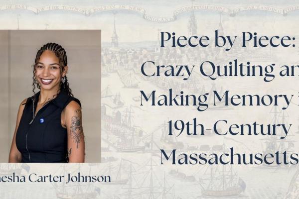 Lecture title with an image of a Black woman wearing a dark blouse. She is smiling.