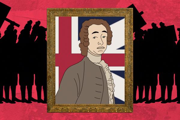 A still from Thomas Hutchinson: Governor of a Rebellious Colony