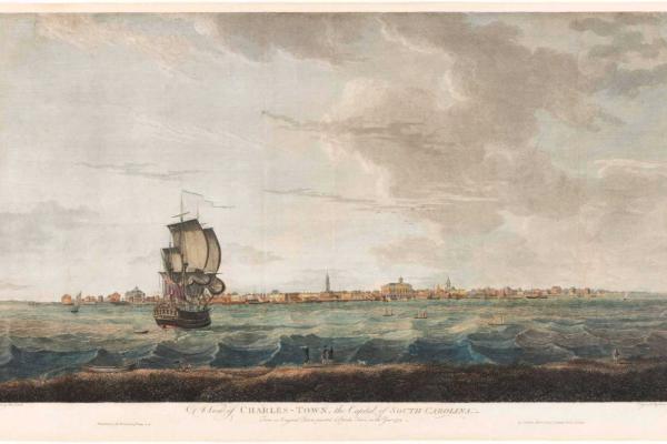 A painting of Charleston Harbor, S.C.