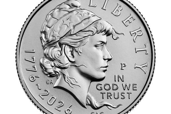 the 250th anniversary dime. It features lady liberty with a liberty cap. The words 1776-2026 Liberty