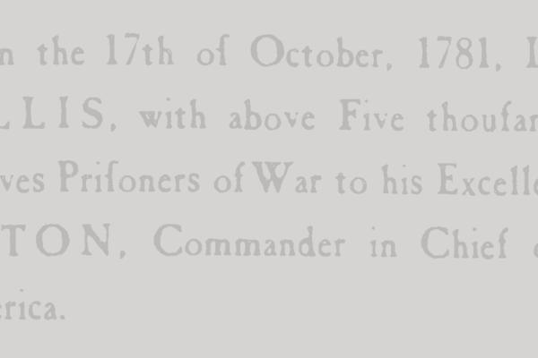 This is a text excerpt describing Cornwallis&#039; surrender.