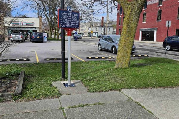 Lafayette Tour Marker, Lockport, New York (NY-106)