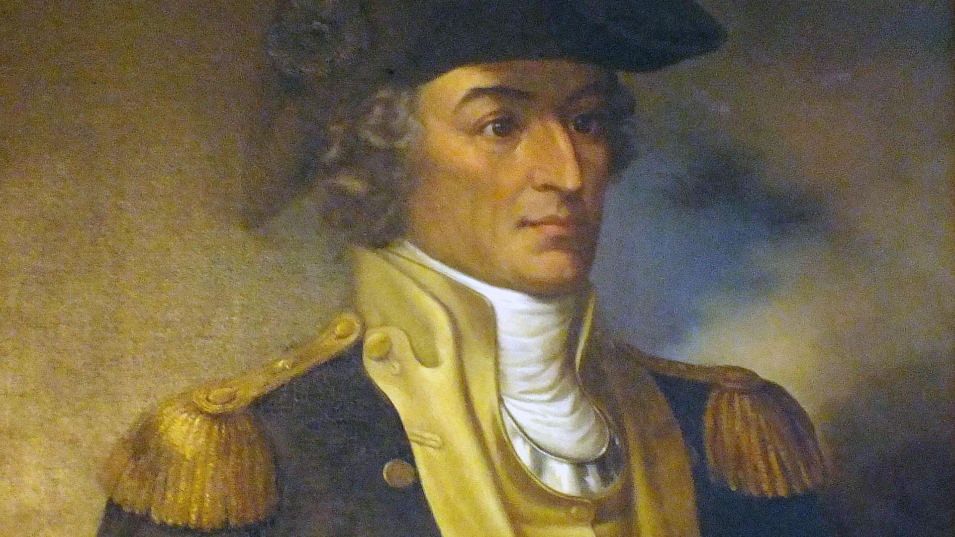 a portrait of Francis Marion from the Old Exchange Building in Charleston