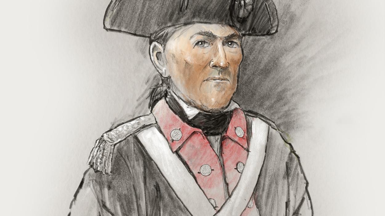 Portrait sketch of Robert Kirkwood