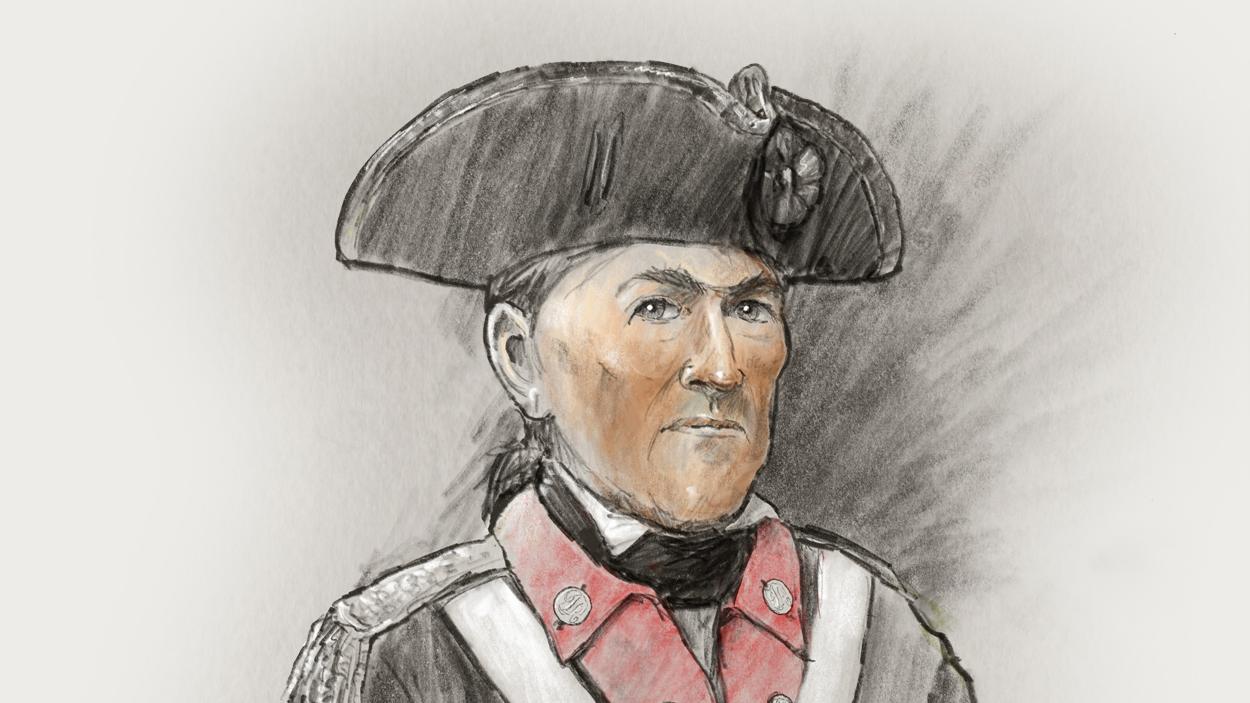 Portrait sketch of Robert Kirkwood