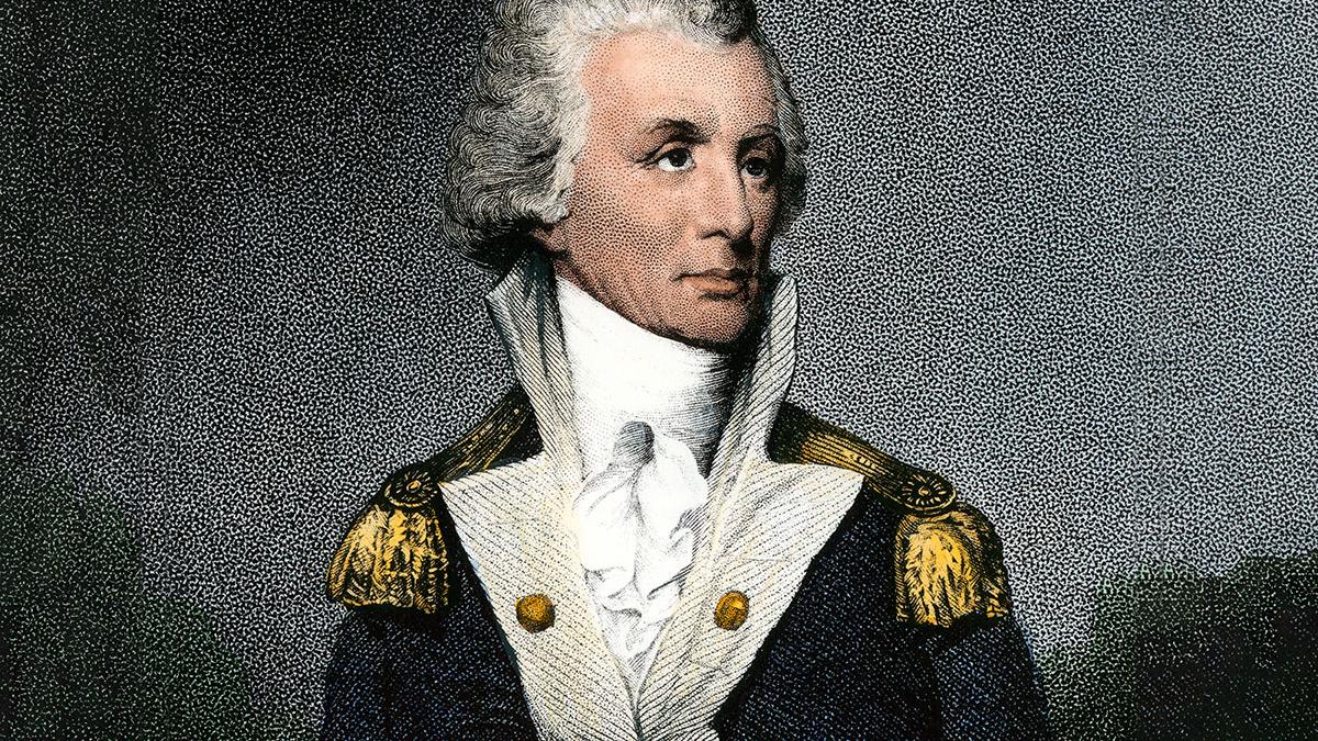 Hand colored engraving of Thomas Sumter