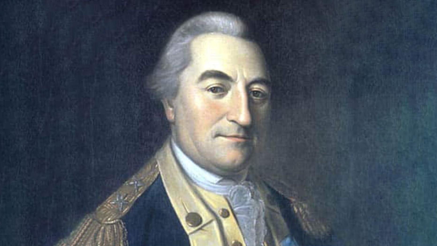 Painted portrait of General Johann de Kalb