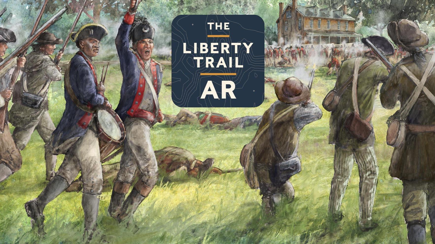 An illustration of the Battle of Eutaw Springs by Dale Watson