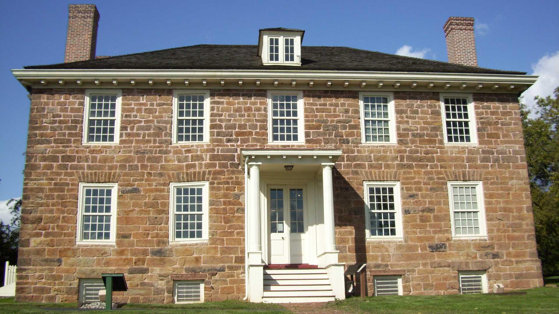 The Cornelius Low House in Middlesex County, New Jersey