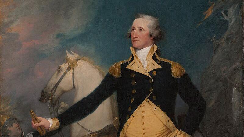 Portrait of George Washington at Trenton