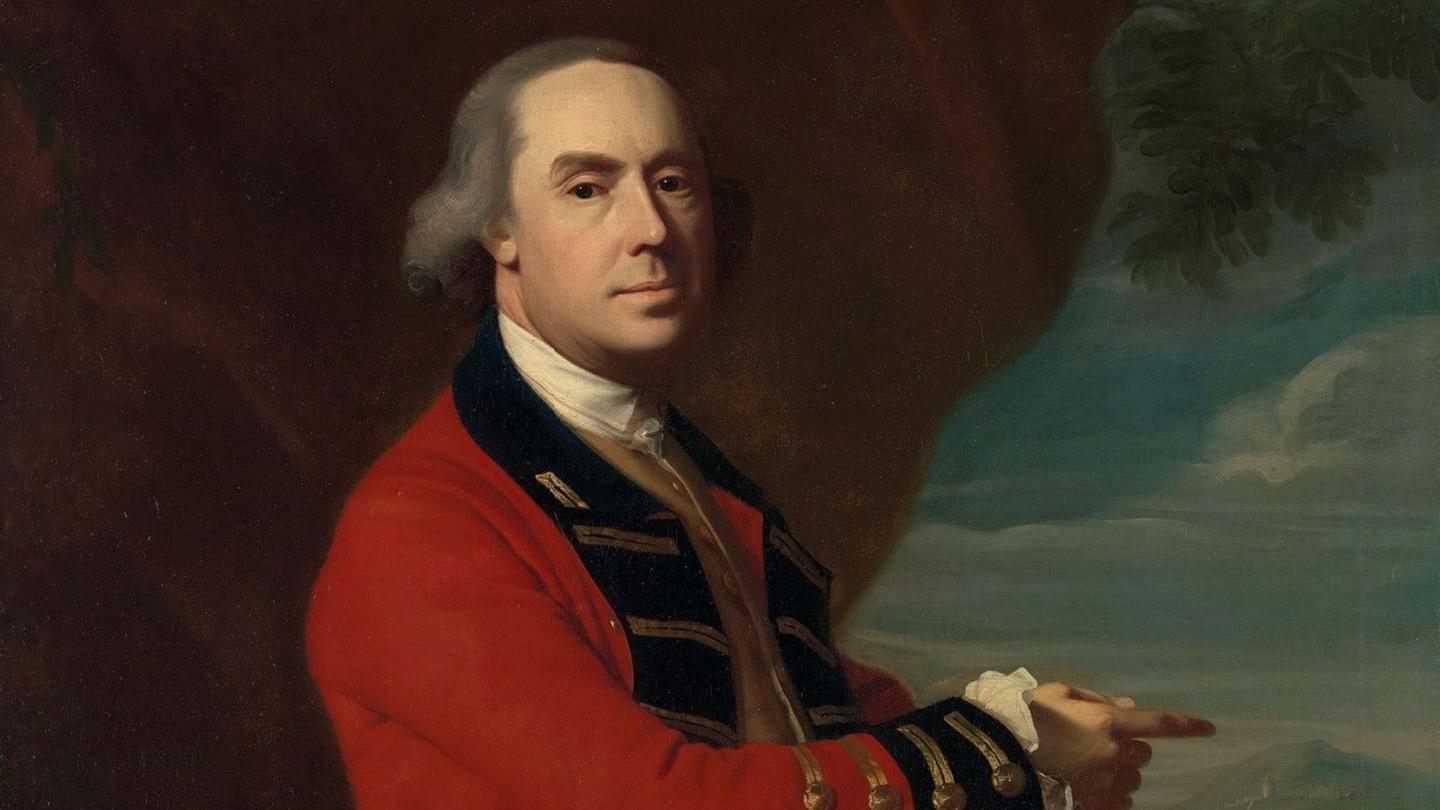 Portrait painting of Thomas Gage