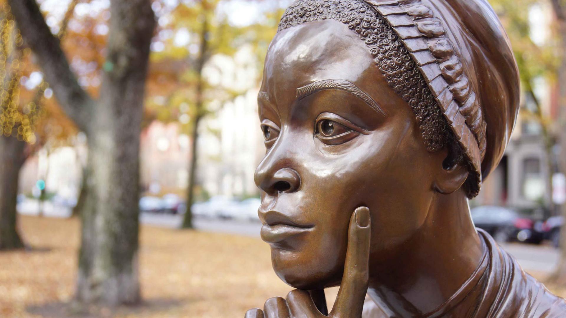A statue of Phillis Wheatley