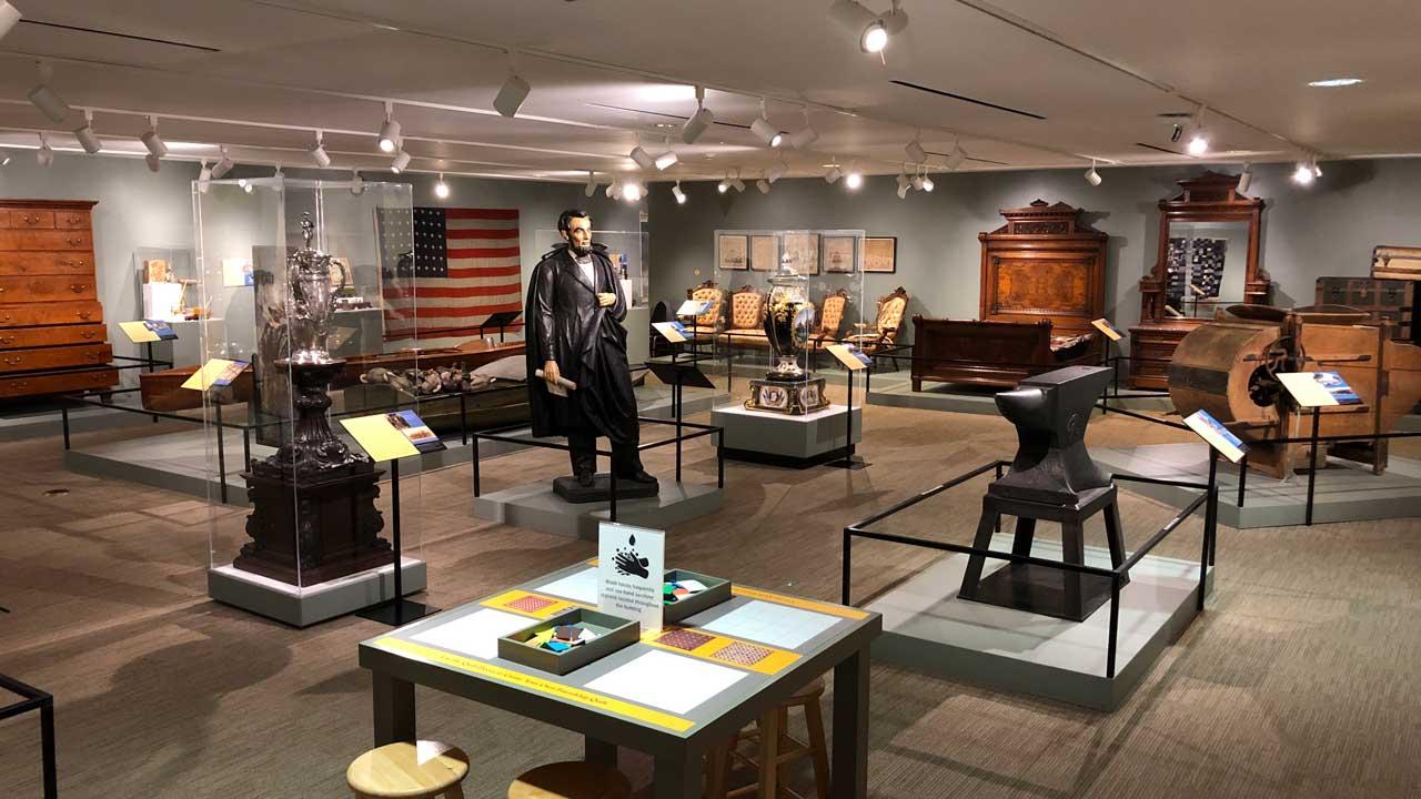 Interior of the New Jersey State Museum in Trenton