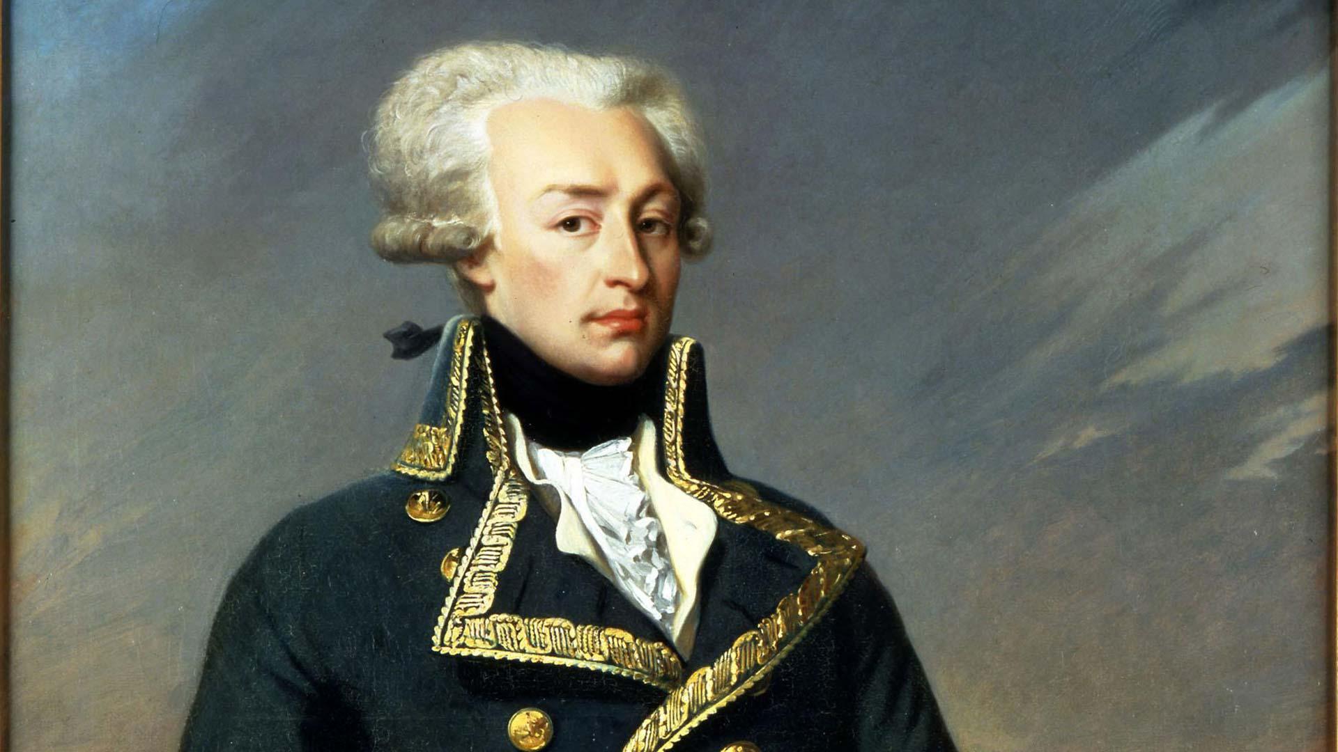 Portrait of Gilbert du Motier, Marquis de Lafayette