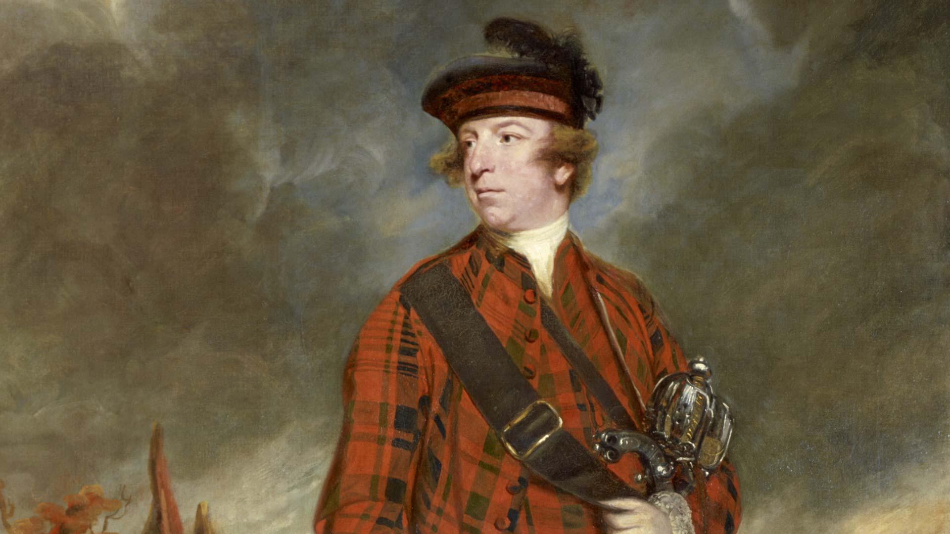 Sir Joshua Reynolds' painting of John Murray, 4th Earl of Dunmore
