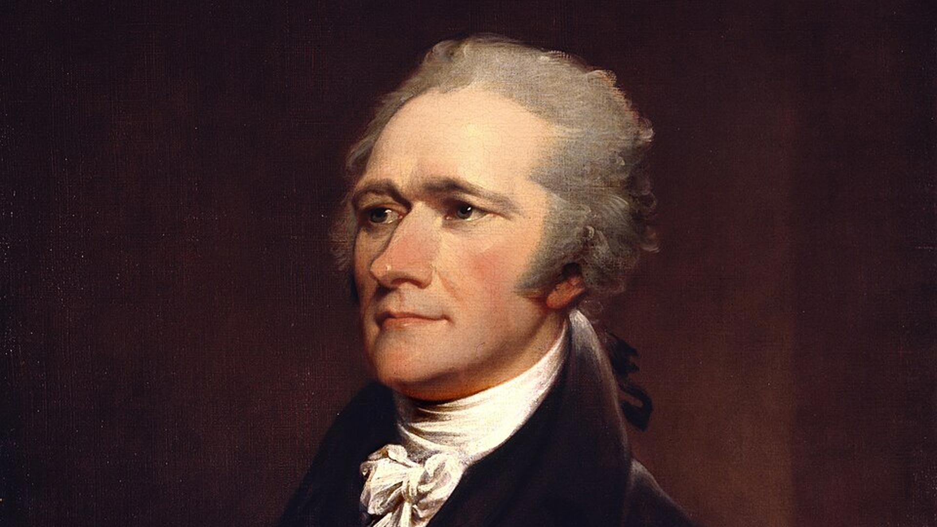 Portrait of Alexander Hamilton by John Trumbull