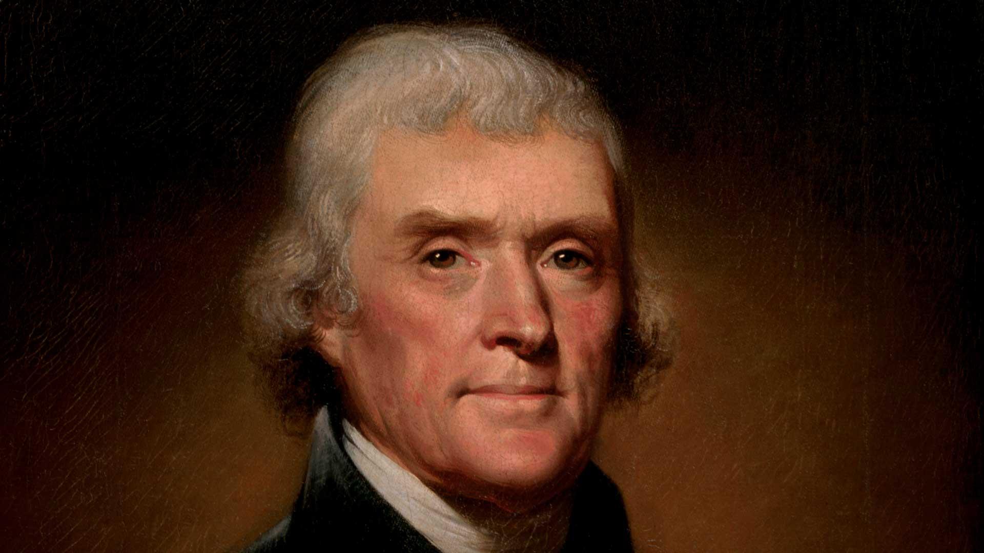 Thomas Jefferson Portrait by Rembrandt Peale