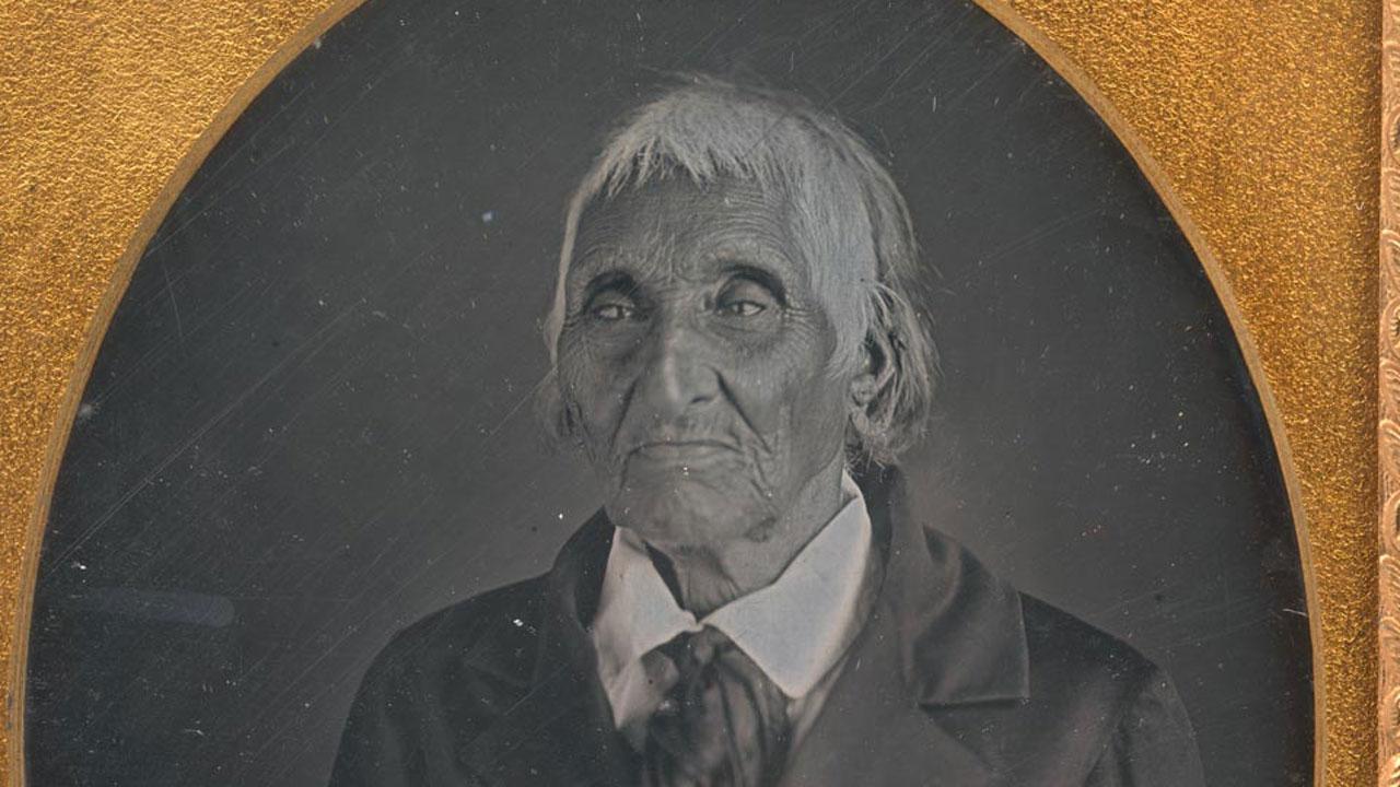 Daguerreotype of Seneca leader Blacksnake