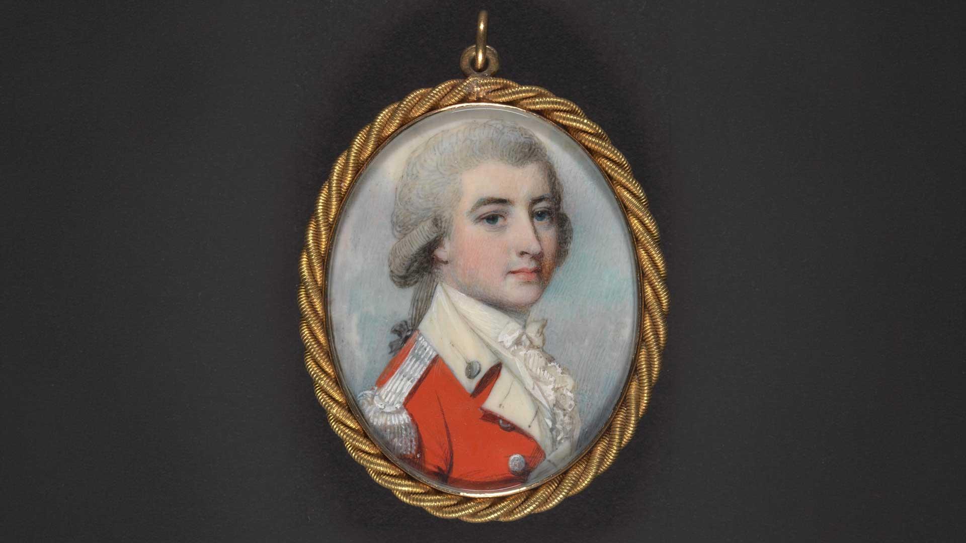 Portrait of Major John Andre by George Engleheart