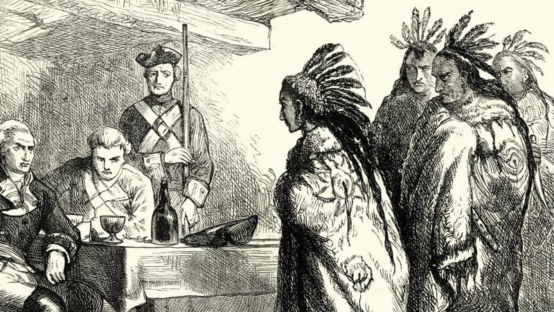 British and Native Americans