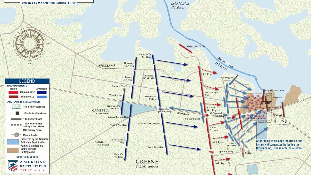 Eutaw Springs | Sep 8, 1781 | Phases Two & Three