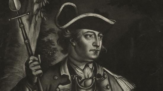 Sketched portrait of John Sullivan