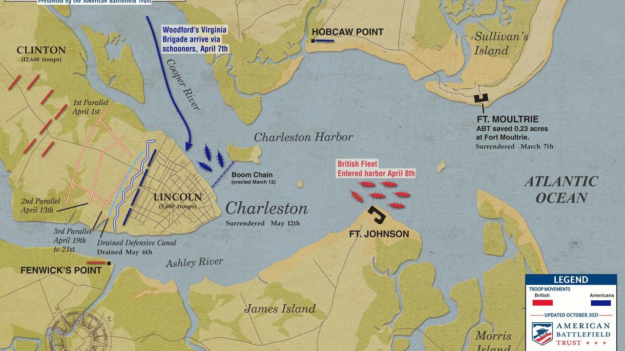 Siege of Charleston Harbor | Mar - May 1780 (October 2021)