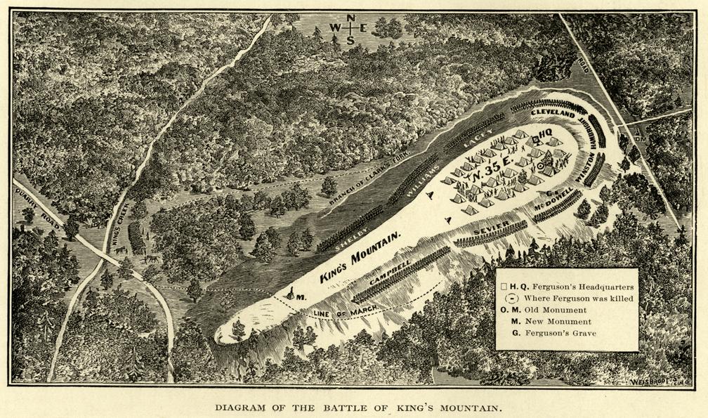 Kings Mountain Map