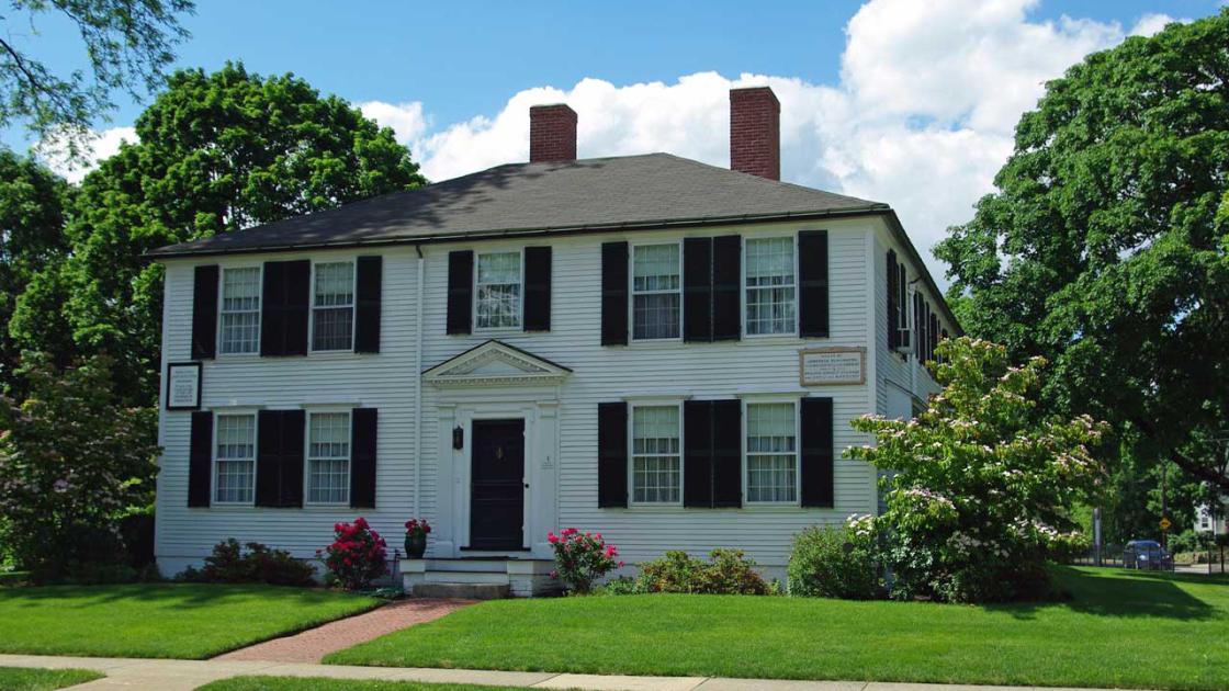 Home of Jonathan Harrington in Lexington, Massachusetts.